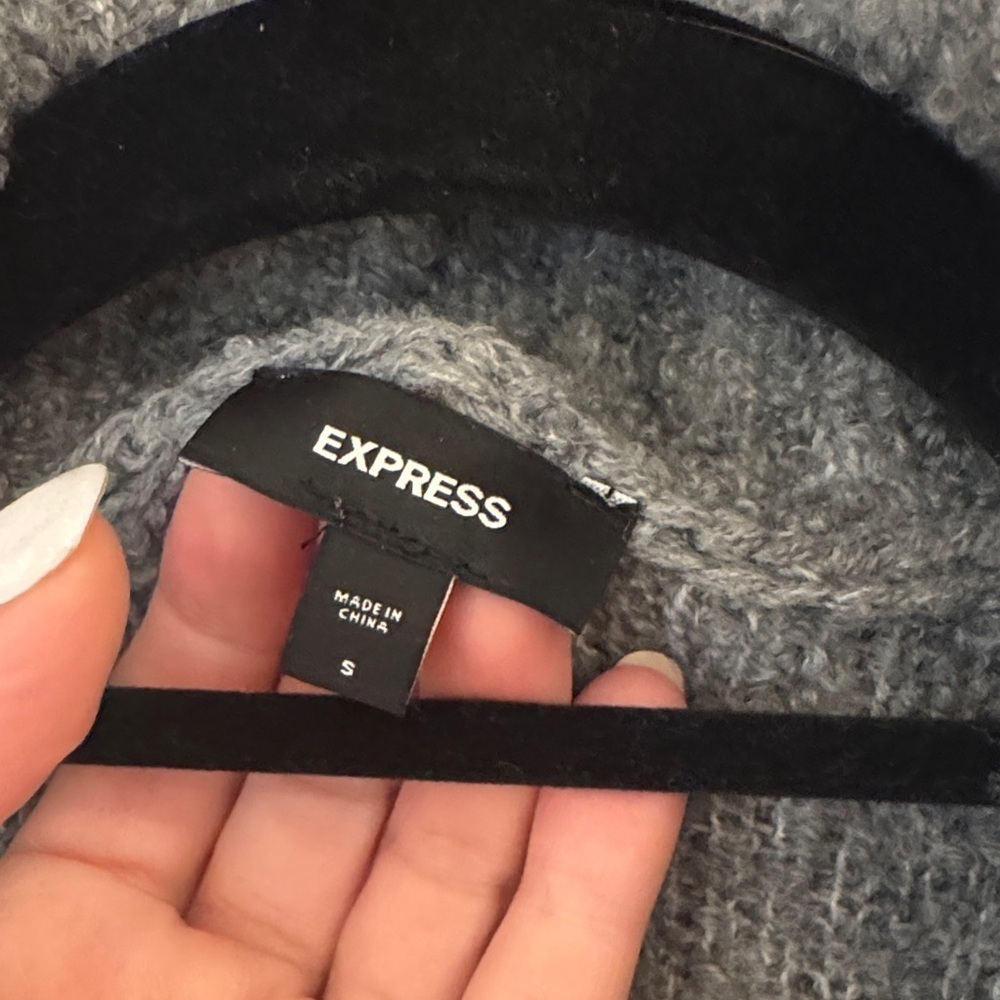 Express Grey long Cardigan - Picture 2 of 10